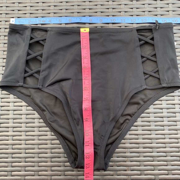 Shade & Shore Black Swim Bottom sz Large - Picture 8 of 9